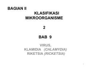Klasifikasi Mikroorganisms