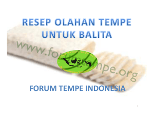 Brownies Tempe - Forum Tempe Indonesia