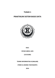 tugas 1 praktikum sistem basis data