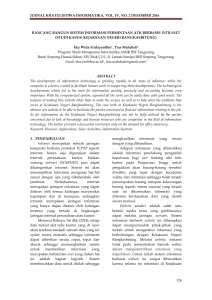 jurnal khatulistiwa informatika, vol. iv, no. 2 - E