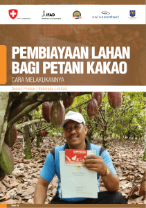 pembiayaan lahan bagi petani kakao