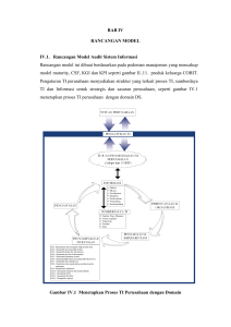 Model Audit Sistem Informasi Untuk Menilai Proses