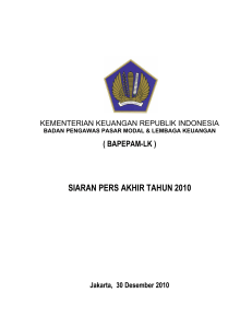 Bapepam-LK - Profesional PDF Dokumen Platform