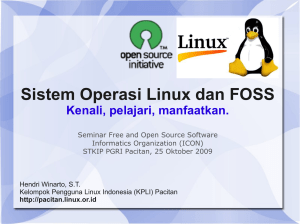 Sistem Operasi Linux dan FOSS