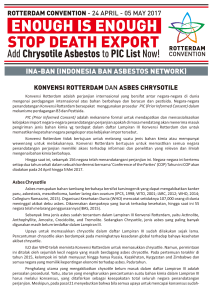 rotterdam convention and asbestos