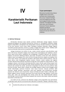 Karakteristik Perikanan Laut Indonesia