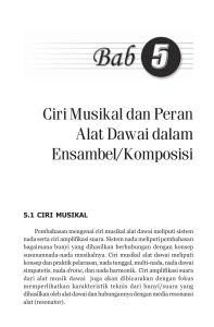 Alat Musik Dawai, Bab 5