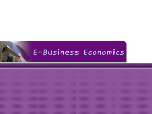 E-Business Economics