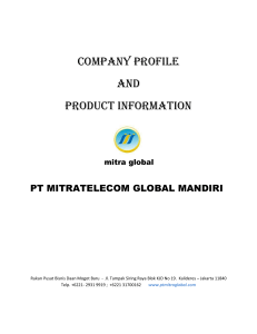 Company Profile And Product Information