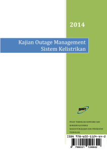 Kajian Outage Management Sistem Kelistrikan
