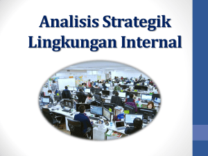 Analisis Strategik Lingkungan Internal