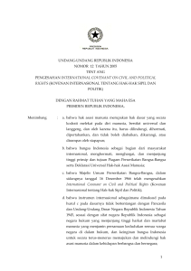 undang-undang republik indonesia nomor 12 tahun 2005 tent ang
