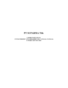 PT SUPARMA Tbk - IDNFinancials