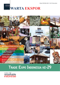 trade expo indonesia ke - Directorate General for National Export