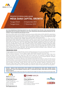 mega dana capital growth - PT Mega Capital Sekuritas