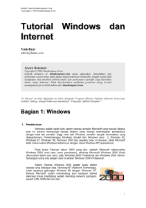 Tutorial Windows dan Internet