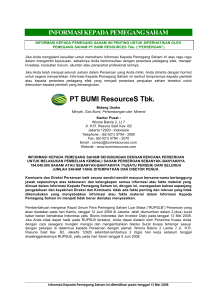 Bumi Resources - Buyback Second Submission 290508 FINAL