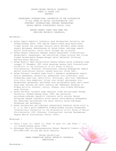 undang-undang republik indonesia nomor 29 tahun 1999 tentang