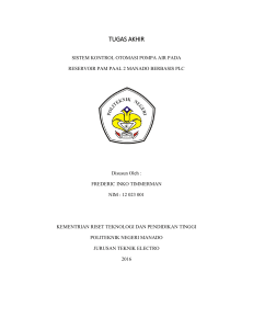 tugas akhir - Institutional Repository Politeknik Negeri Manado