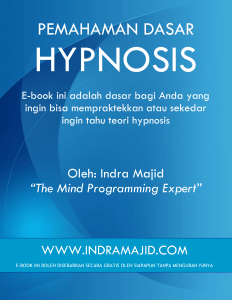 sejarah hypnosis/hipnotis