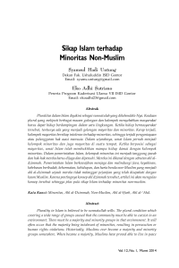 Sikap Islam terhadap Minoritas Non-Muslim