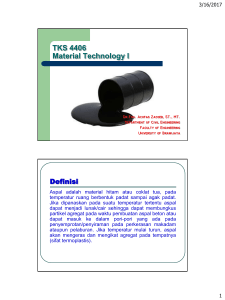 TKS 4406 Material Technology I