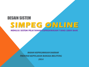 simpeg online - bkd babel - Provinsi Kepulauan Bangka Belitung