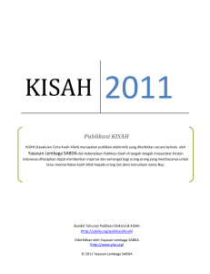 Publikasi KISAH - SABDA