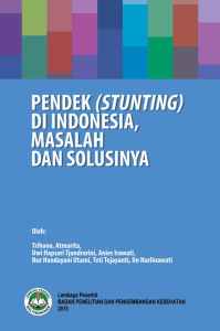 PENDEK (StuNtiNg) - Perhimpunan Dokter Gizi Medik Indonesia