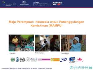 Maju Perempuan Indonesia untuk Penanggulangan