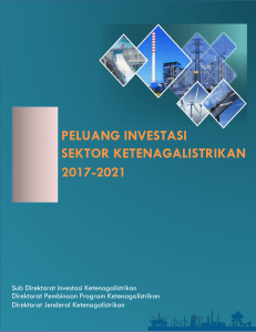 peluang investasi sektor ketenagalistrikan 2017-2021