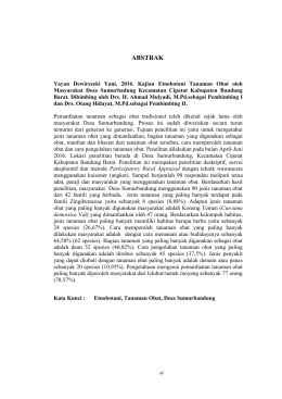 ETNOBOTANI TANAMAN OBAT EBOOK ETNOBOTANI TANAMAN OBAT EBOOK
