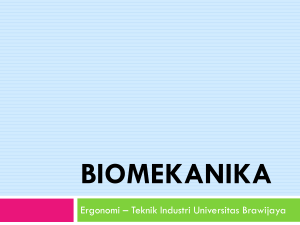 Ergonomi – Teknik Industri Universitas Brawijaya