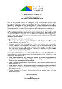 Kop Surat PT - Nusa Konstruksi Enjiniring