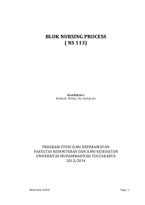 blok nursing process - UMY Repository