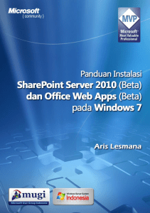 SharePoint Server 2010 (Beta) dan Office WebApps (Beta)