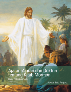 Buku Pedoman Guru Ajaran-Ajaran dan Doktrin tentang Kitab Mormon