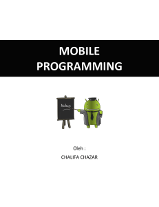materi kuliah mobile programming
