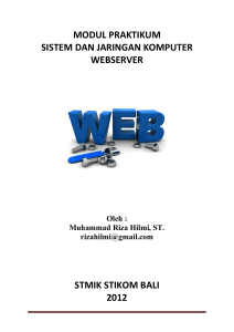modul praktikum sistem dan jaringan komputer webserver