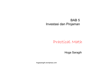 BAB 5 Investasi dan Pinjaman
