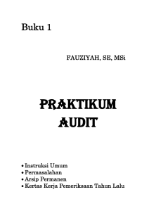 Praktikum Audit - Jurnal di UNISKA
