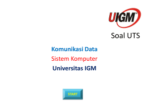 Soal UTS - UIGM | Login Student