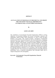 ABSTRACT AN EVALUATION OF INDONESIAN ENVIRONMENTAL