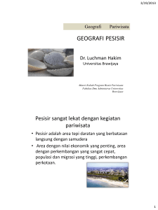 geografi pesisir - Luchman Hakim