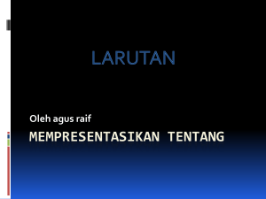 Larutan - WordPress.com