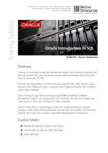 Oracle Introduction to SQL