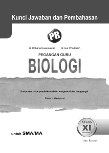Kunci Jawaban Biologi 11B