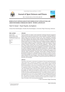 Journal of Sport Sciences and Fitness