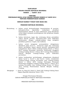 rancangan undang-undang republik indonesia nomor
