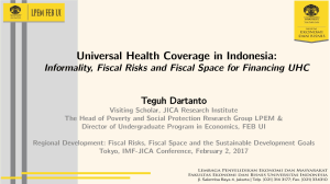 UHC in Indonesia by Teguh Dartanto